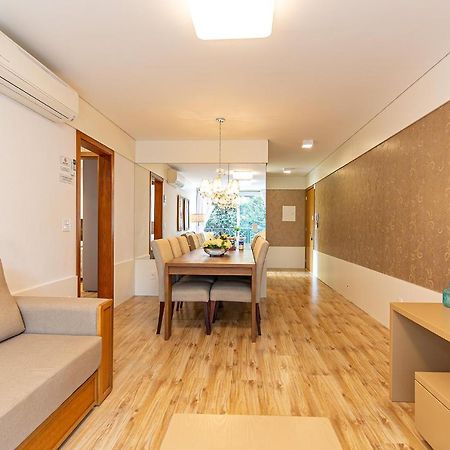 Rosa Apartamento Luxo No Centro Gramado Appartamento Esterno foto