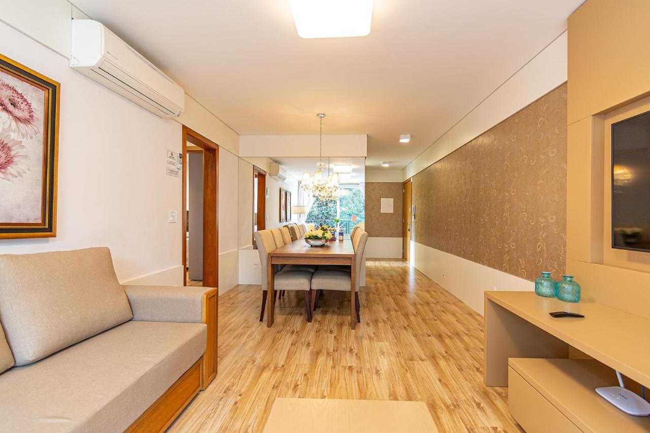 Rosa Apartamento Luxo No Centro Gramado Appartamento Esterno foto