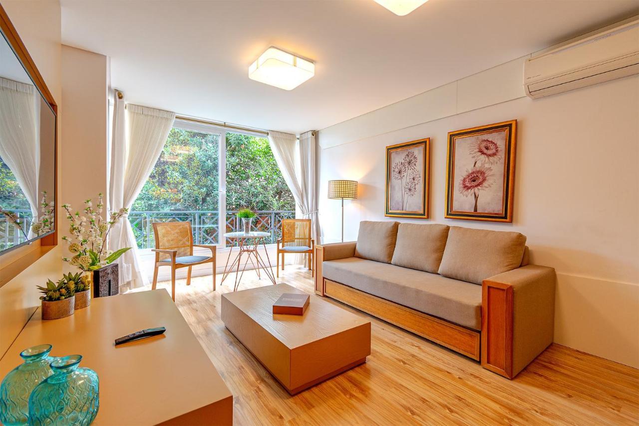 Rosa Apartamento Luxo No Centro Gramado Appartamento Esterno foto